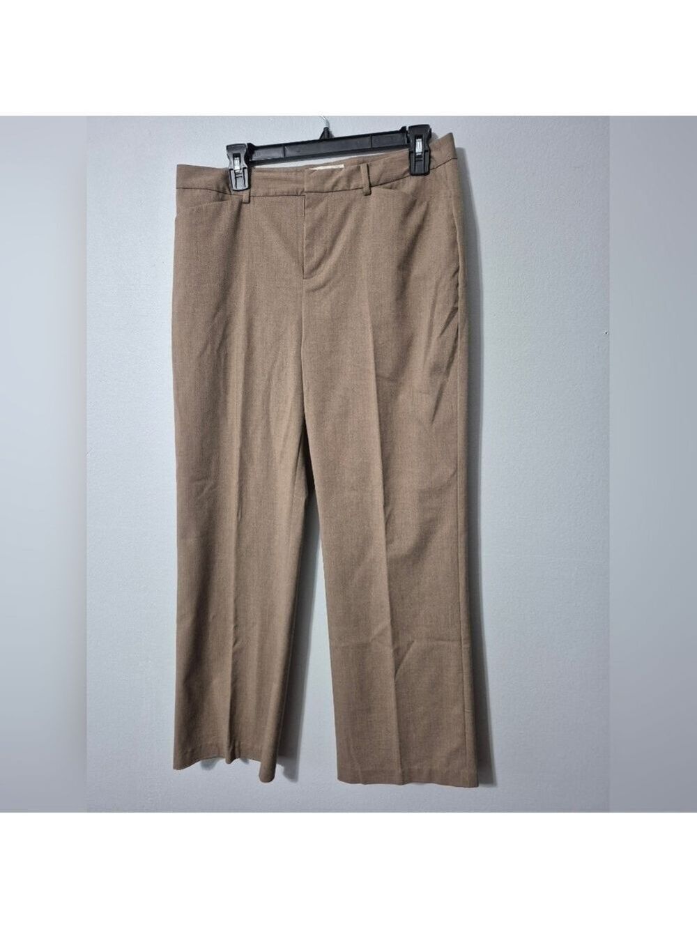 Women's Coldwater Creek Natural Fit Trousers Tan Pants 10